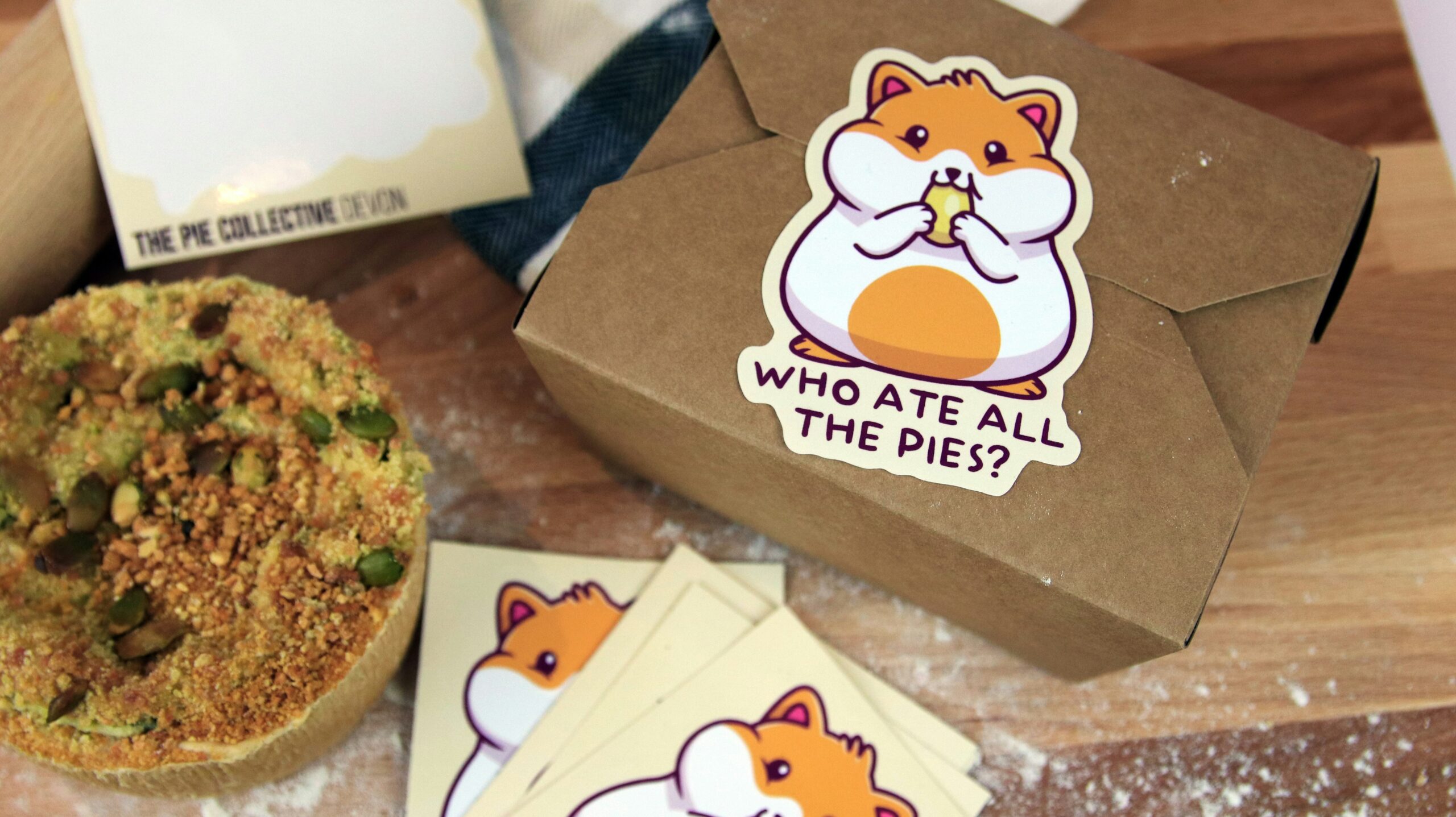 Hamster die-cut sticker